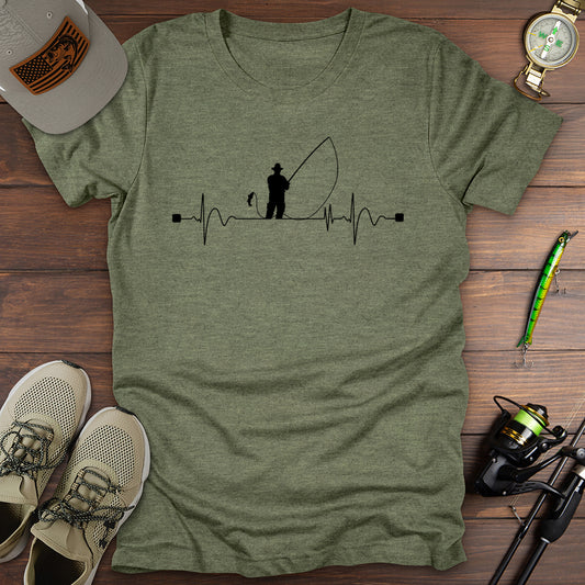 Heartbeat Fishing T-Shirt