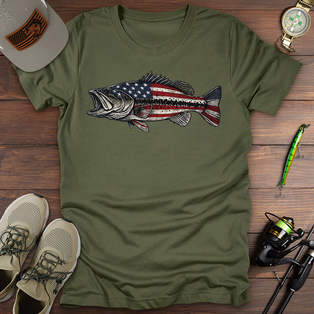 Stars & Stripes Bass T-Shirt