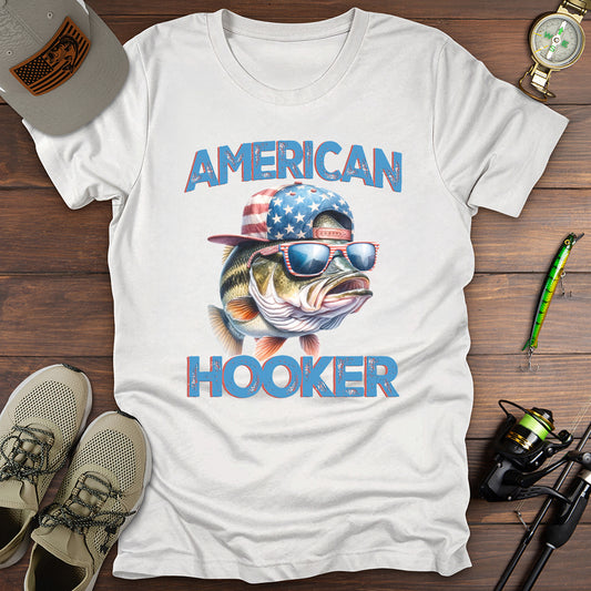 American Hooker Fishing T-Shirt
