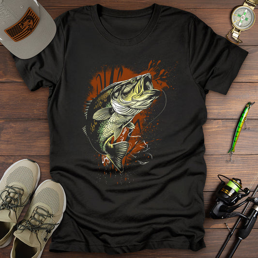 Jumping Bass Splash T-Shirt