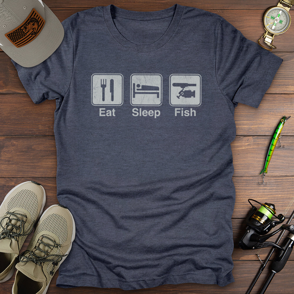 Eat Sleep Fish T-Shirt