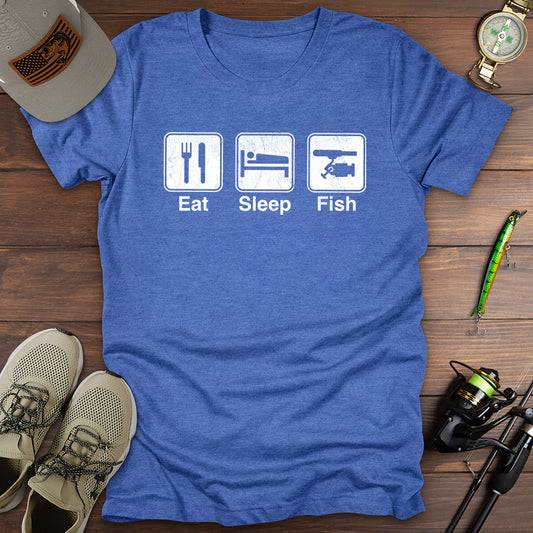 Eat Sleep Fish T-Shirt