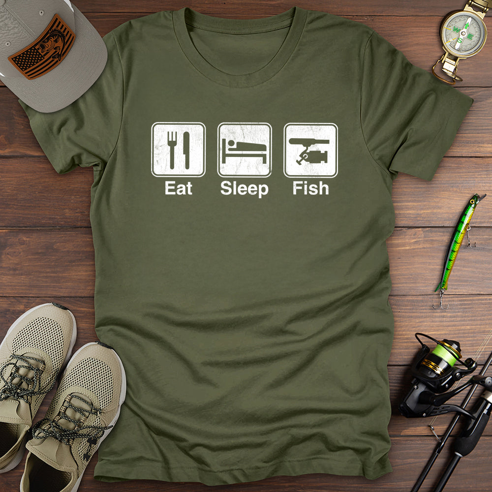 Eat Sleep Fish T-Shirt