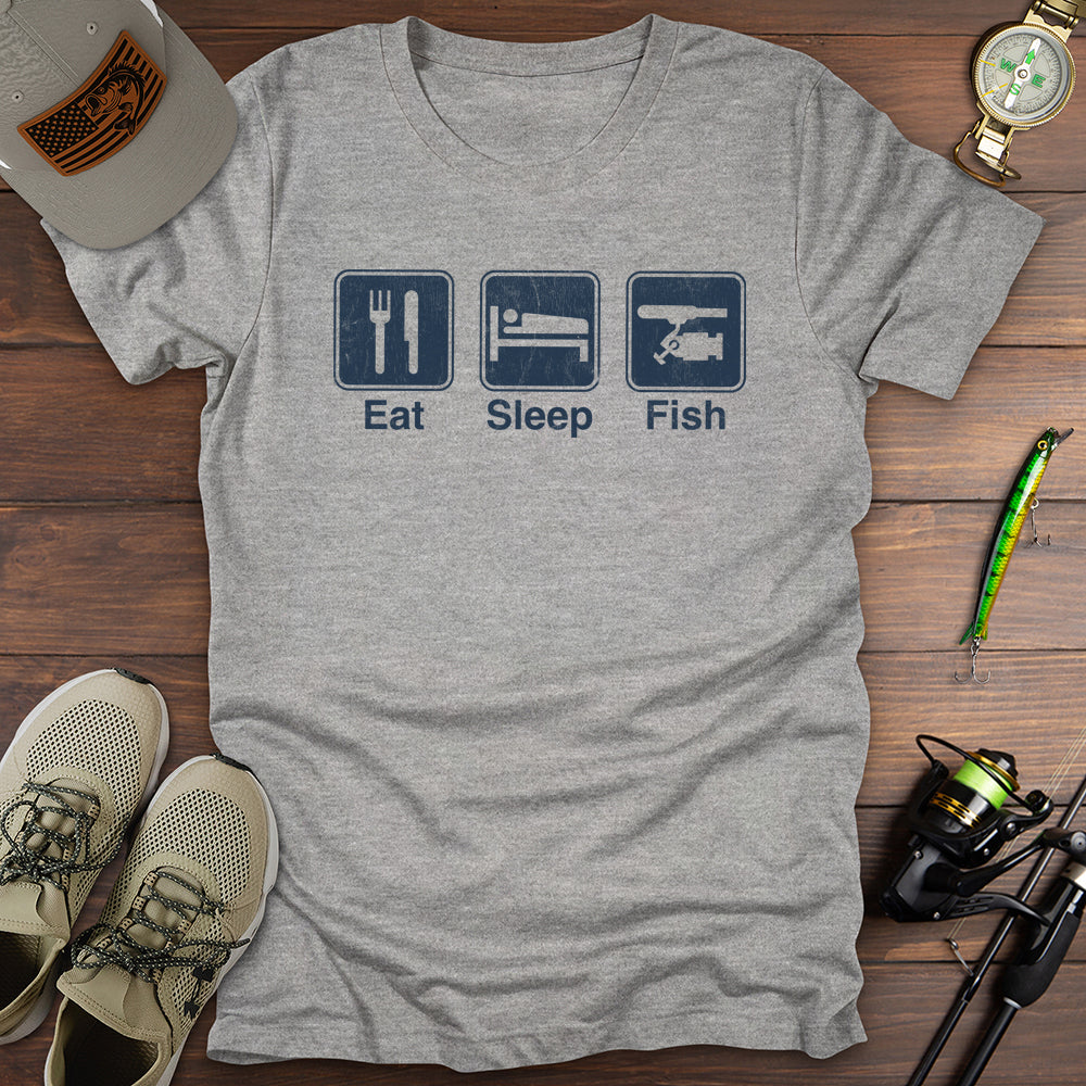 Eat Sleep Fish T-Shirt