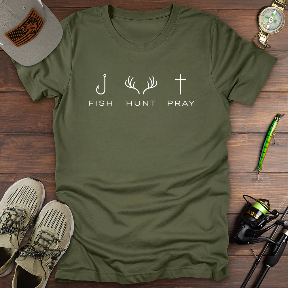 Fish Hunt Pray T-Shirt