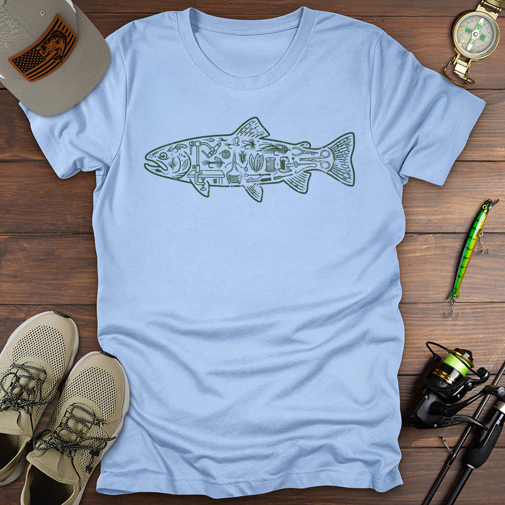 Fishing Blueprint T-Shirt