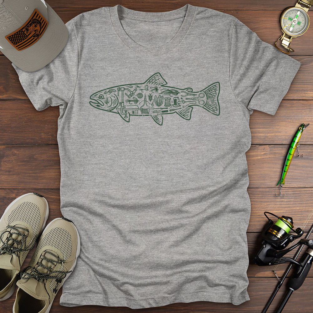 Fishing Blueprint T-Shirt