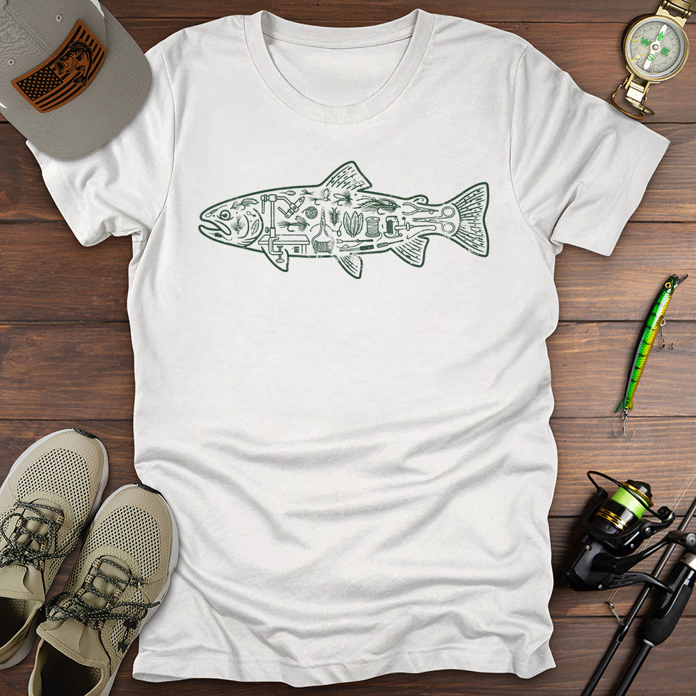 Fishing Blueprint T-Shirt