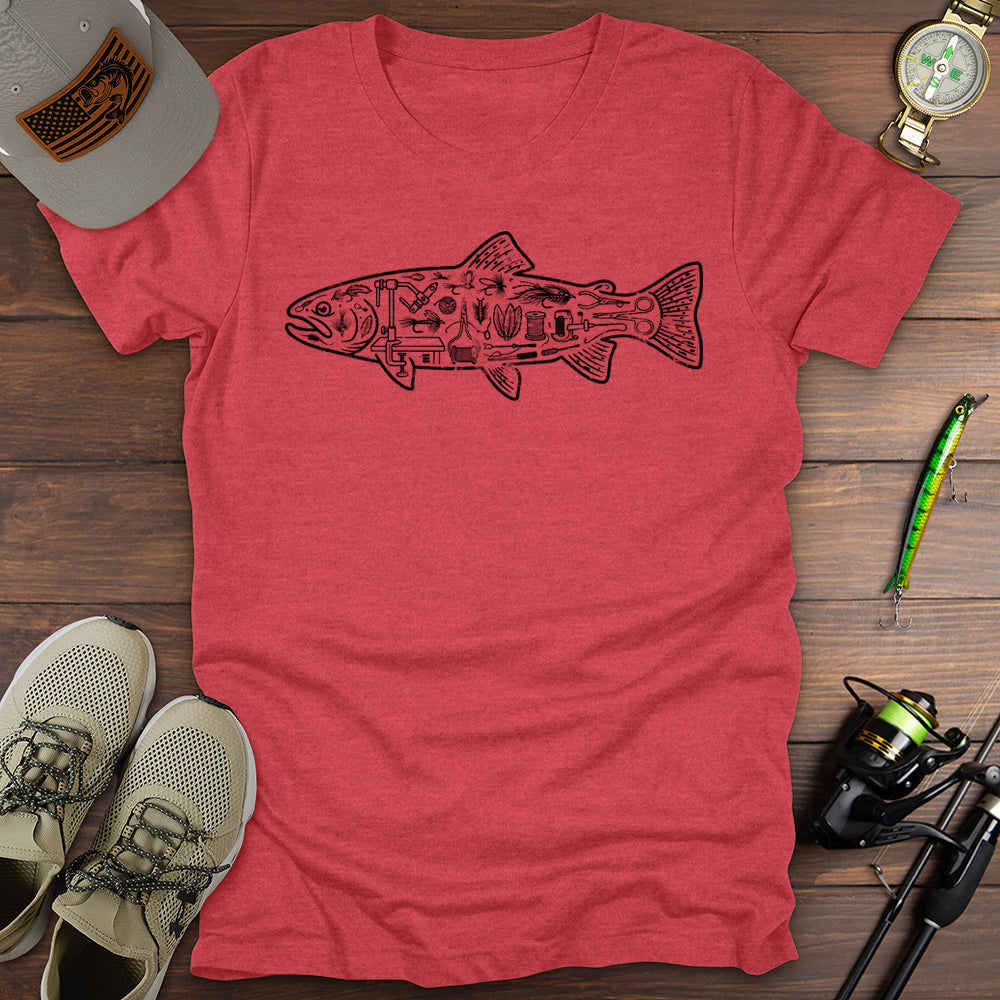 Fishing Blueprint T-Shirt
