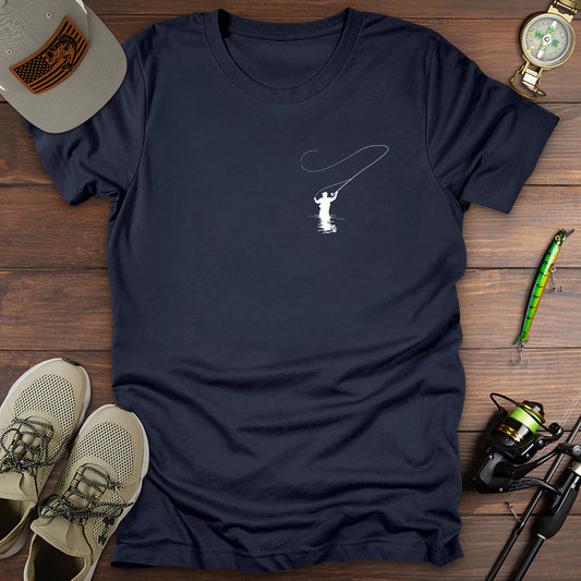 Fishing In Water Pocket T-Shirt