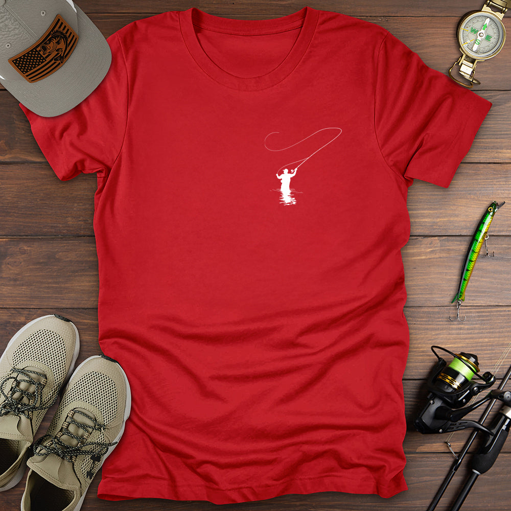 Fishing In Water Pocket T-Shirt
