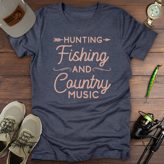 Hunting Fishing Country T-Shirt
