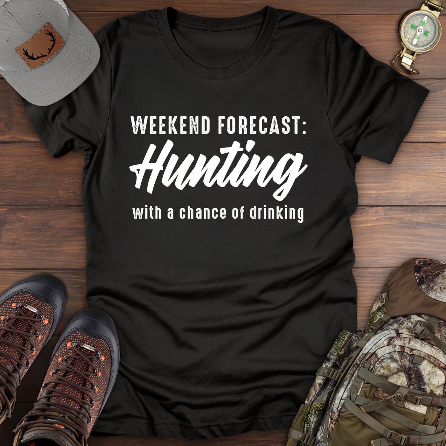 Weekend Forecast Hunting T-Shirt