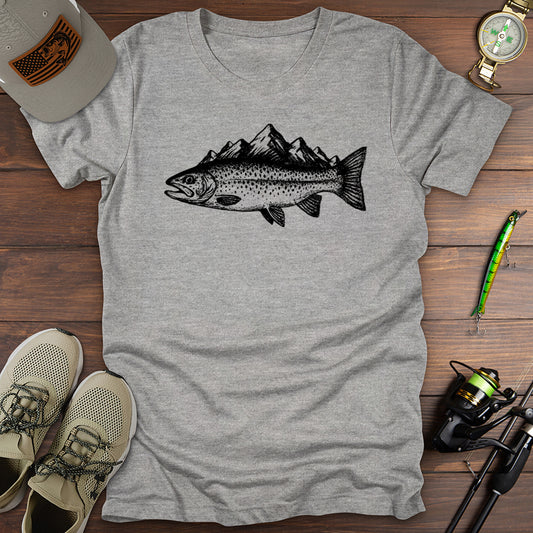 Mountains Fish T-Shirt