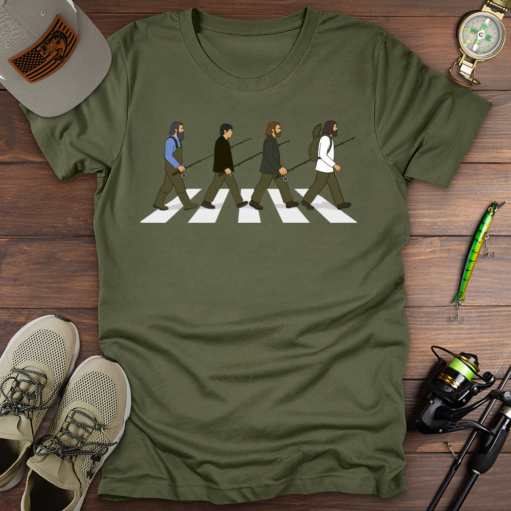 Fishing Crosswalk T-Shirt