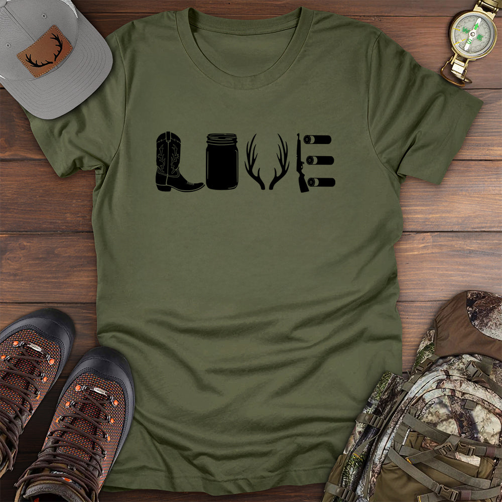 Love Country Hunting T-Shirt