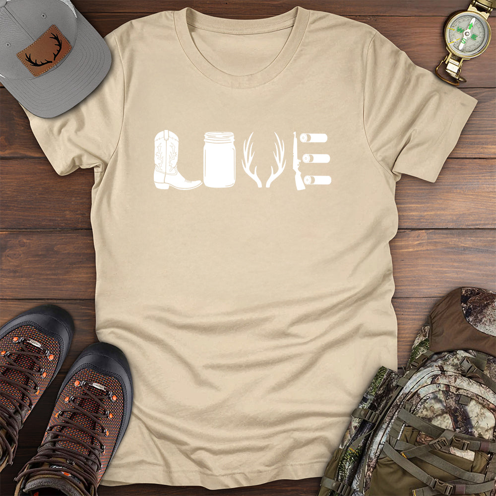 Love Country Hunting T-Shirt