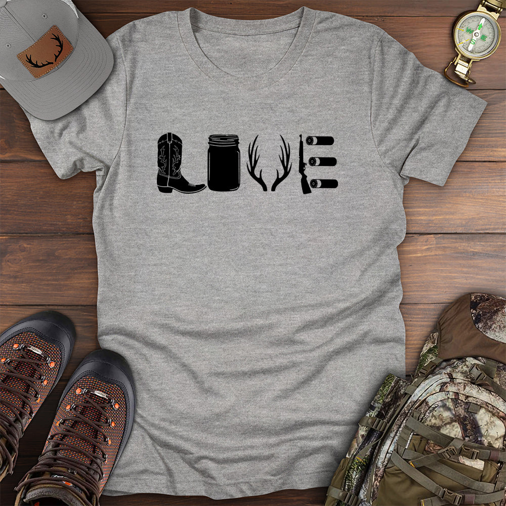 Love Country Hunting T-Shirt