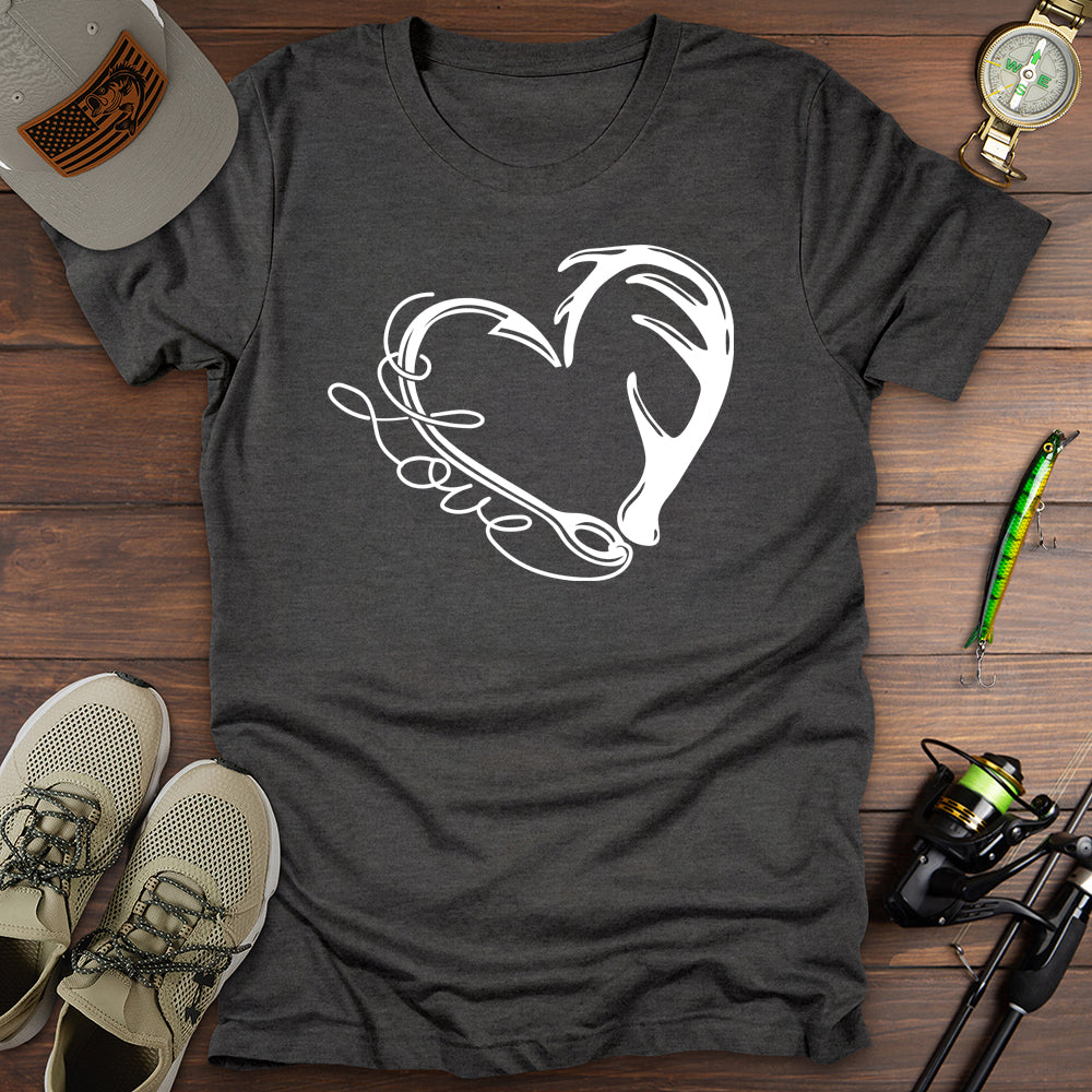 Love Fishing & Hunting T-Shirt