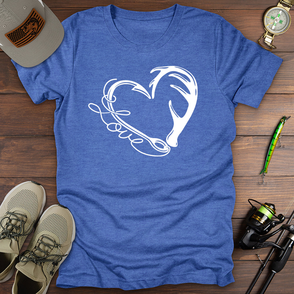 Love Fishing & Hunting T-Shirt