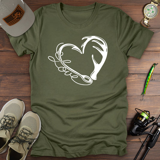 Love Fishing & Hunting T-Shirt