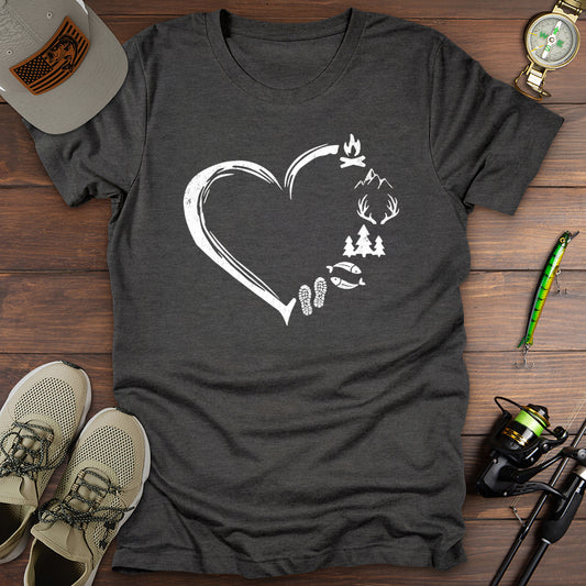 Love Hunting Fishing T-Shirt