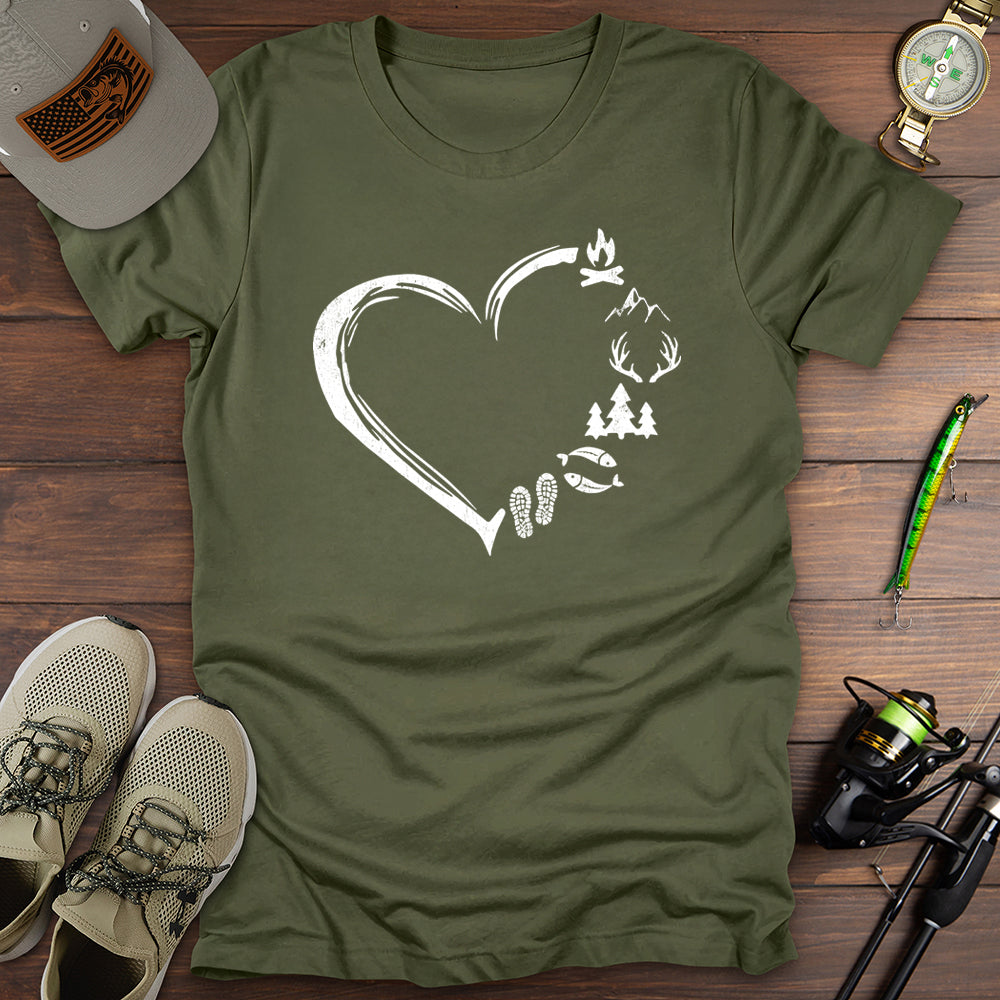 Love Hunting Fishing T-Shirt