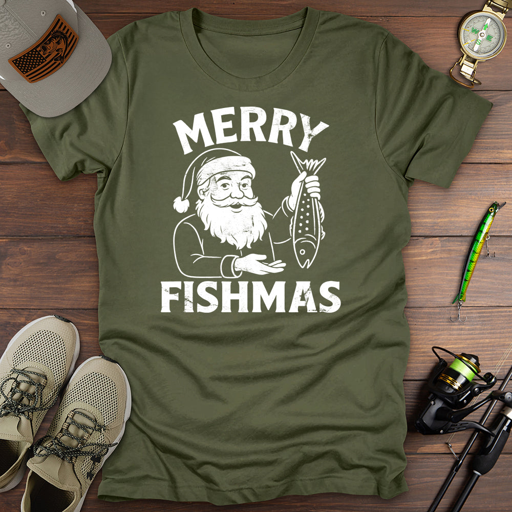 Merry Fishmas Vintage T-Shirt