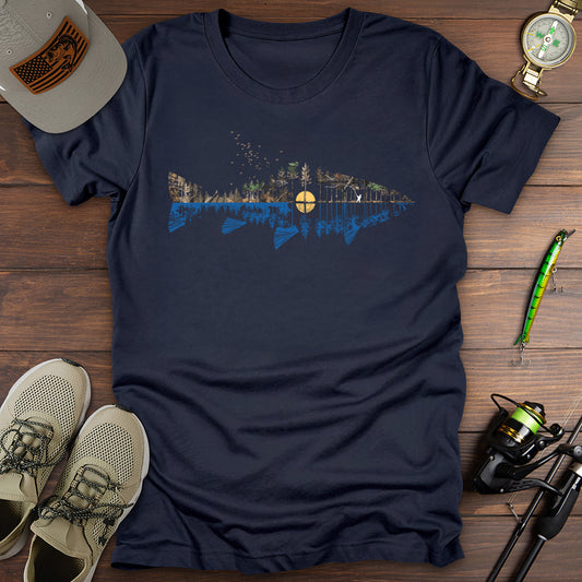 Nature Fish Landscape T-Shirt