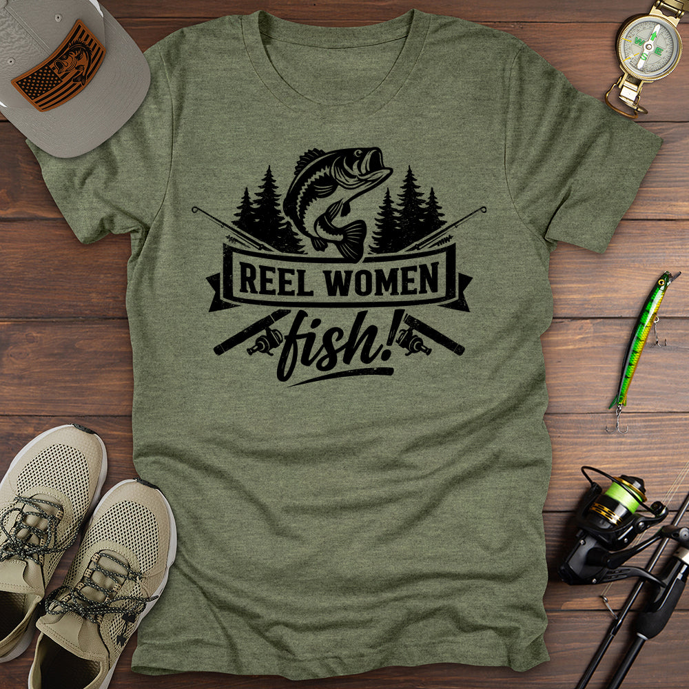 Reel Women Fish T-Shirt