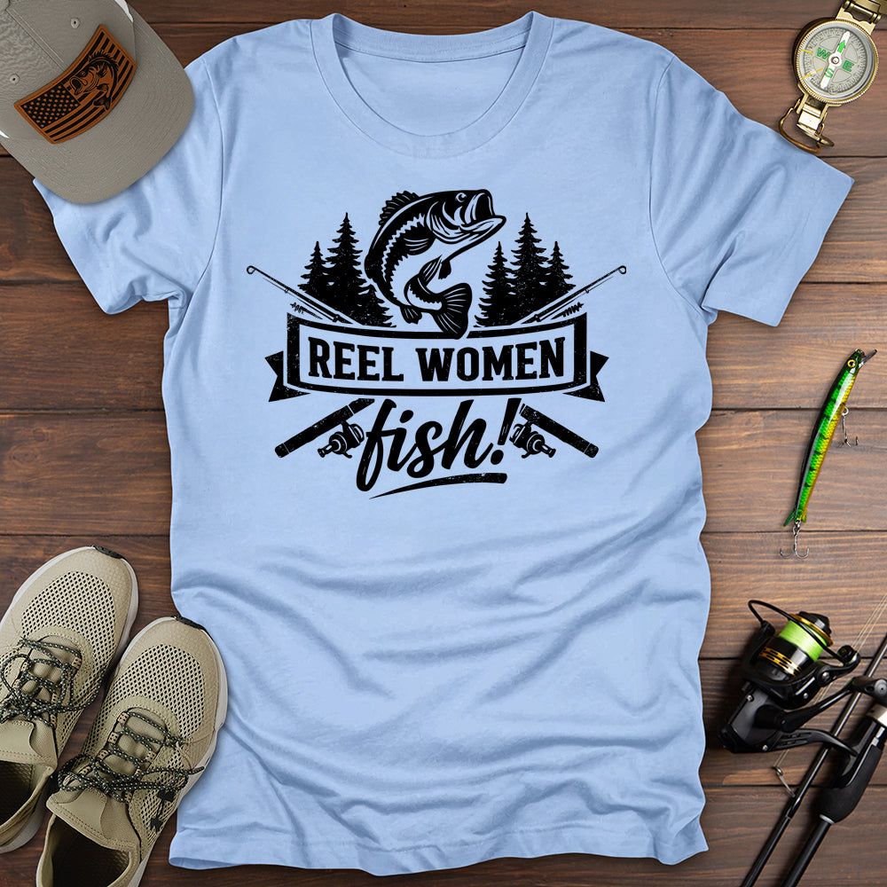 Reel Women Fish T-Shirt