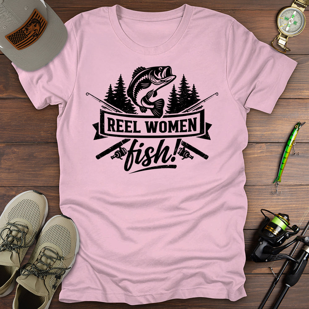 Reel Women Fish T-Shirt
