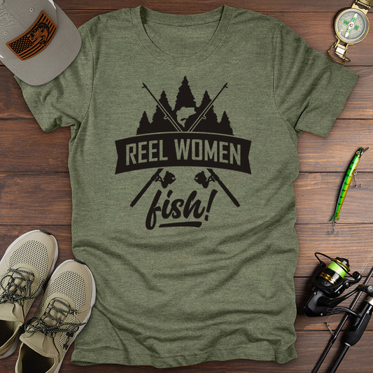 Reel Women Fish T-Shirt