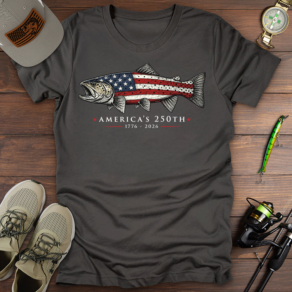 Trout America's 250th T-Shirt