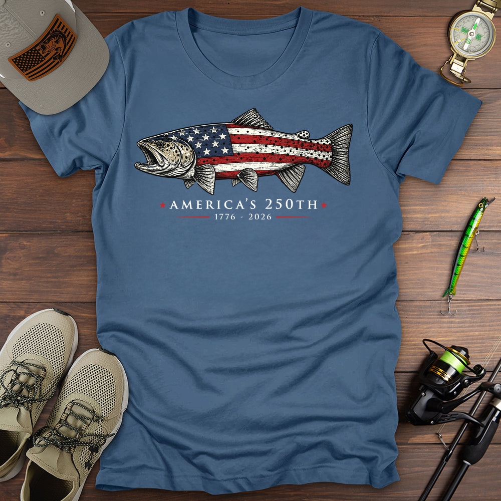 Trout America's 250th T-Shirt
